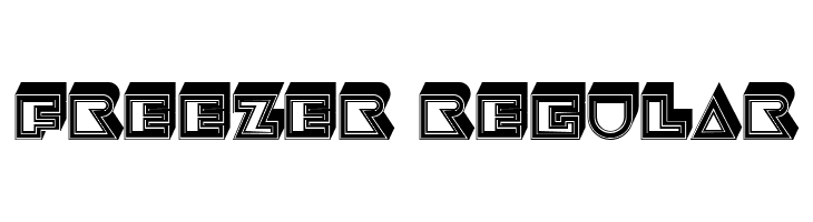 Freezer Regular  नि: शुल्क फ़ॉन्ट्स डाउनलोड