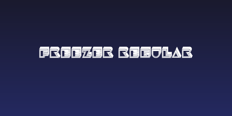 Freezer Regular Social Header