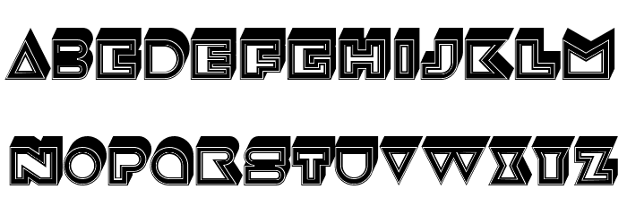 Freezer Regular Font LOWERCASE