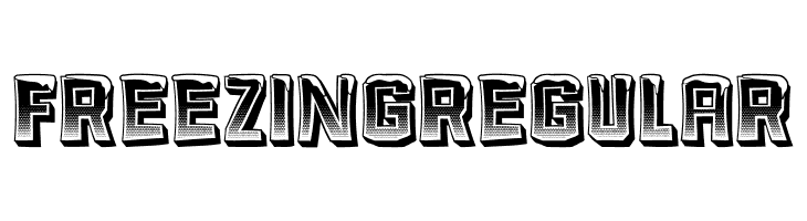 Freezing Regular  Free Fonts Download