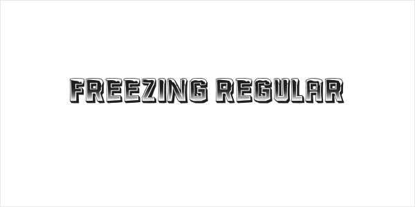 Freezing Regular Logo