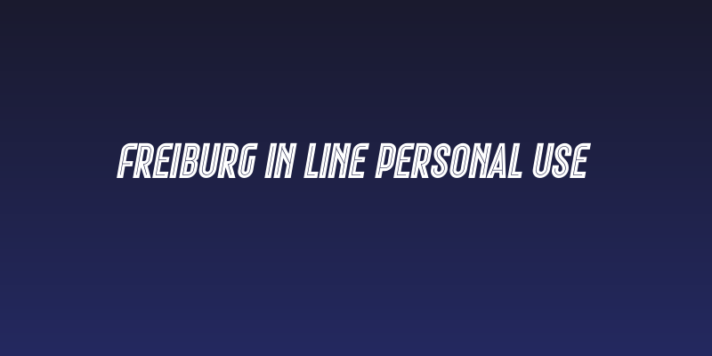Freiburg In Line PERSONAL USE Social Header