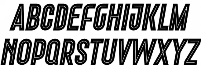 Freiburg In Line PERSONAL USE 字体 小写