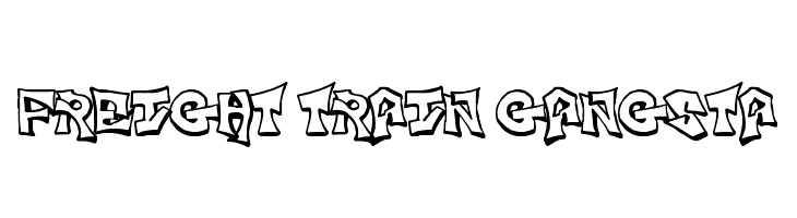 Freight Train Gangsta  les polices de caractères gratuit tlcharger