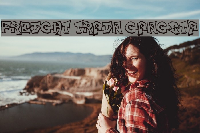 Freight Train Gangsta Font examples