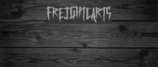 FreightCarts Font examples