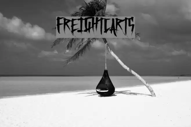 FreightCarts Font examples