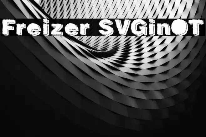Freizer SVGinOT Font examples