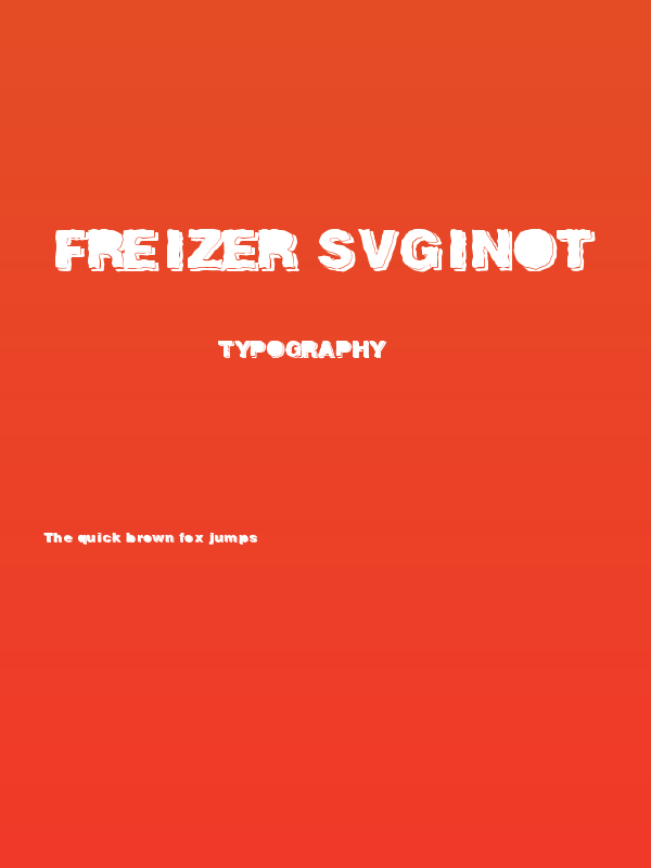 Freizer SVGinOT Poster