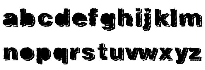Freizer SVGinOT फ़ॉन्ट लोअरकेस