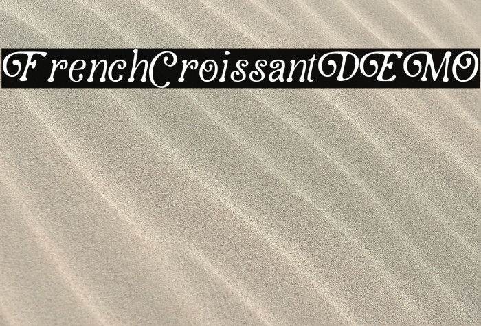 French Croissant DEMO Example 1