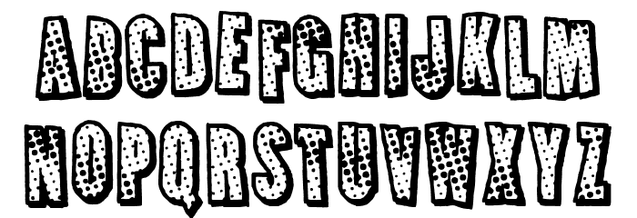 French Fries Apocalypse Font OTHER CHARS