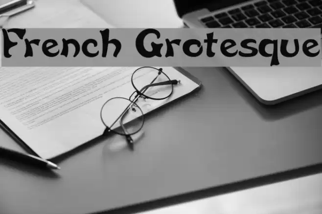 French Grotesque Font examples