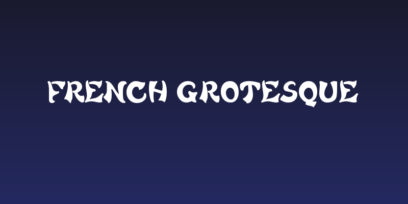 French Grotesque Social Header