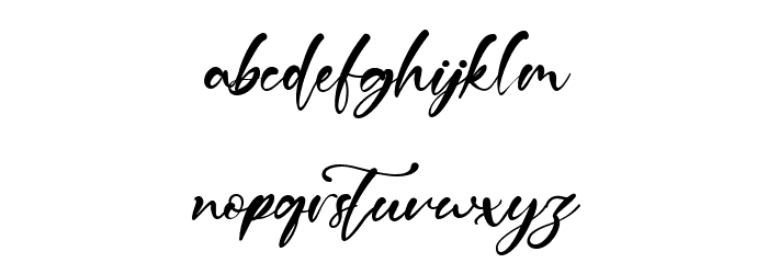 French Polynesia Font LOWERCASE