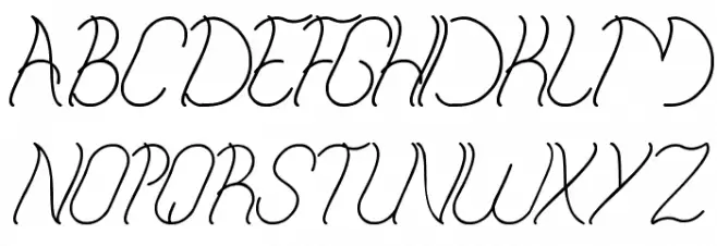French fries 字体 大写