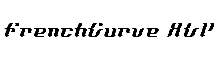 FrenchCurve ALP Fonte