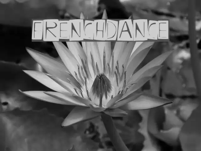 FrenchDance Font examples