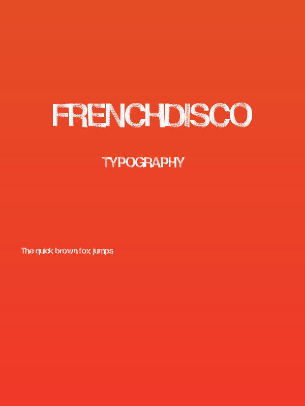 FrenchDisco Poster