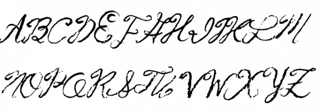 FrenchPirates Schriftart Groß