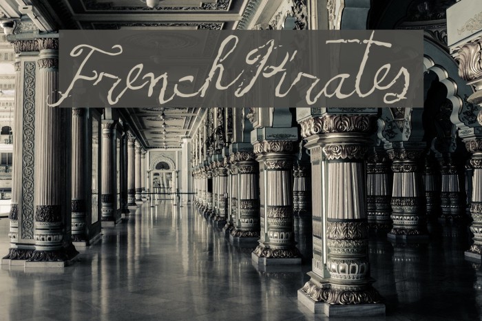 FrenchPirates Font examples
