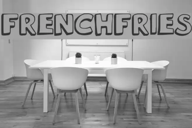French_Fries Font examples