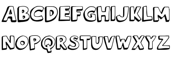 French_Fries Font Litere mici