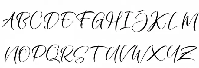 Frenchoy FREE フォント 大文字