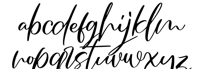 FrenchoyFREE Font LOWERCASE
