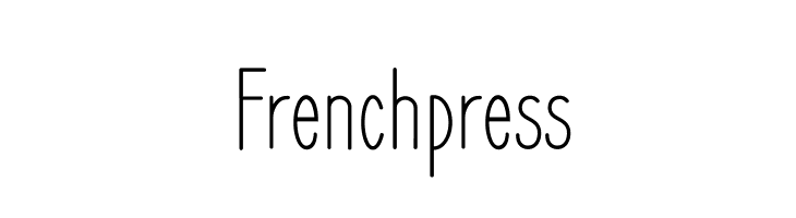 Frenchpress  नि: शुल्क फ़ॉन्ट्स डाउनलोड