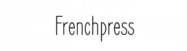 Frenchpress  免费字体下载