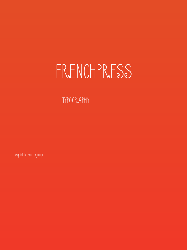 Frenchpress Poster