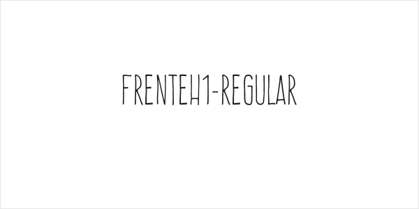 FrenteH1-Regular Logo