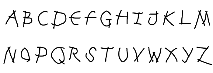 FrenzyWut Font LOWERCASE