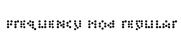 Frequency Mod Regular  font caratteri gratis