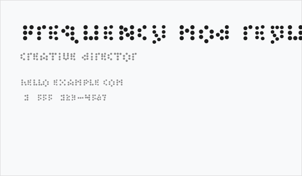 Frequency Mod Regular Business Card