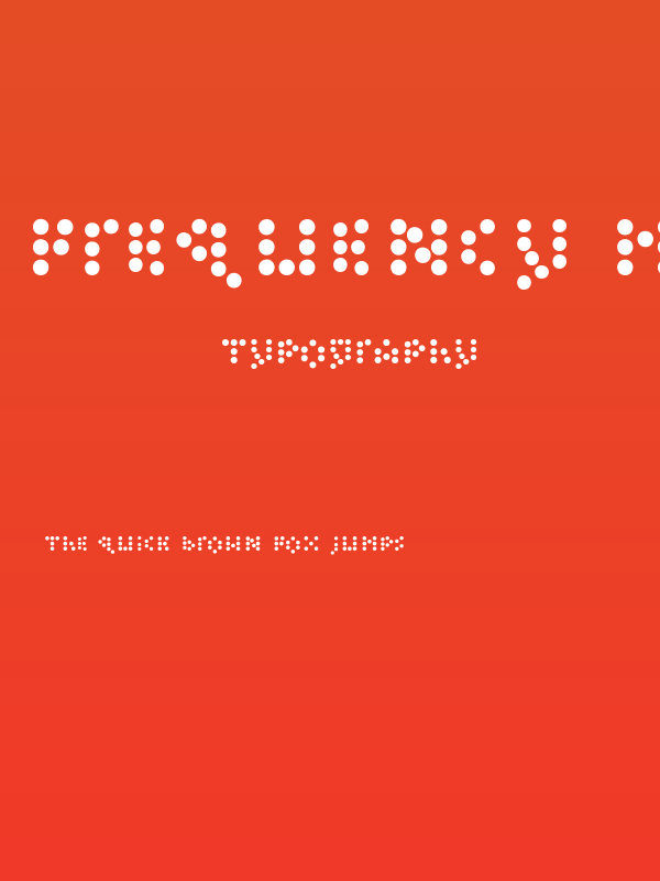 Frequency Mod Regular Poster