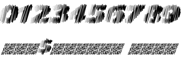 Frequency Font OTHER CHARS