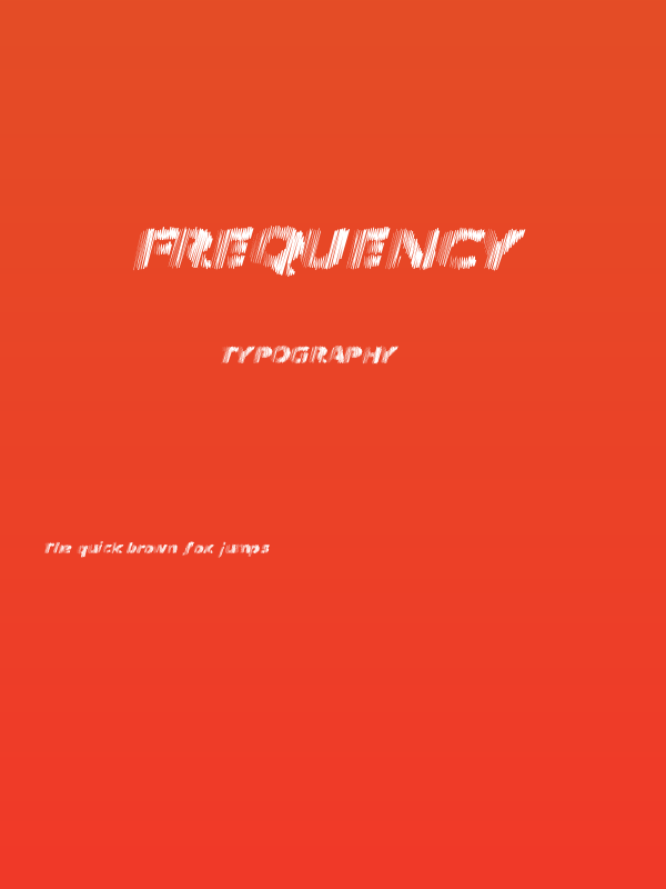 Frequency Poster