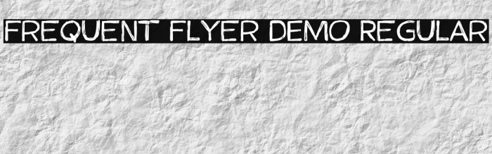 Frequent Flyer DEMO Regular Example 2