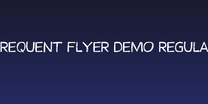 Frequent Flyer DEMO Regular Social Header