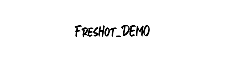 FresHot_DEMO  Скачать бесплатные шрифты