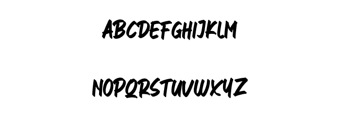 FresHot_DEMO Font LOWERCASE