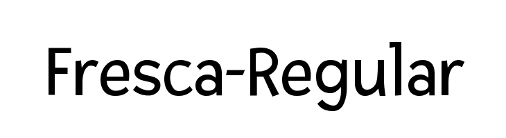 Fresca-Regular Font