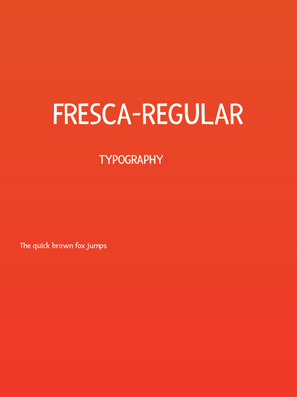 Fresca-Regular Poster