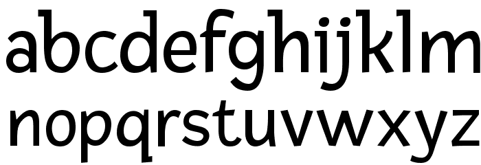 Fresca-Regular Font LOWERCASE
