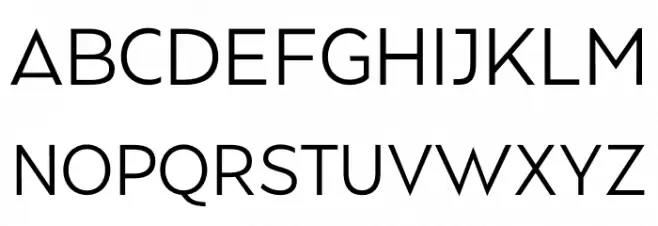 Frescito Light PERSONAL USE Regular フォント 大文字