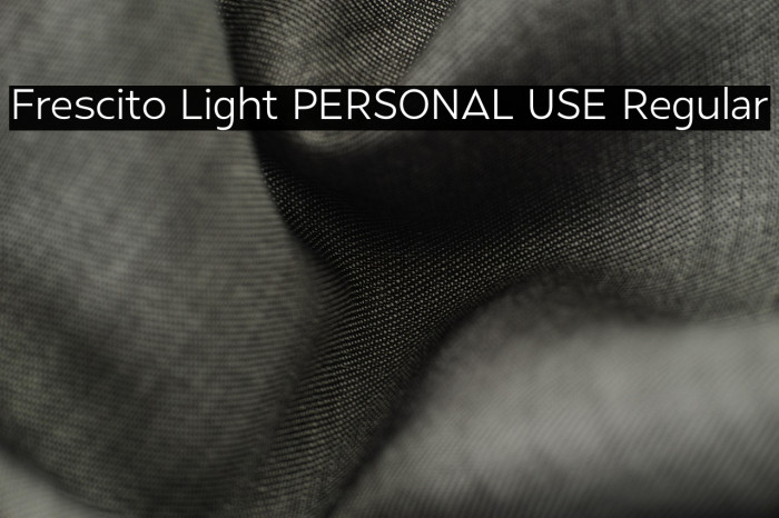 Frescito Light PERSONAL USE Regular Example 1