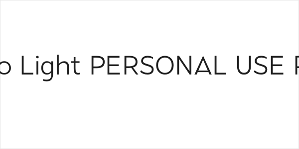 Frescito Light PERSONAL USE Regular Logo