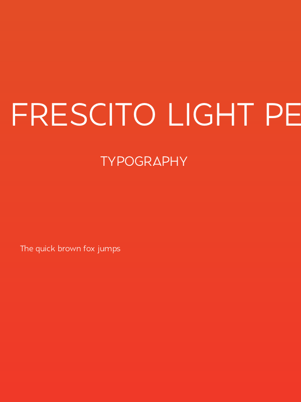 Frescito Light PERSONAL USE Regular Poster